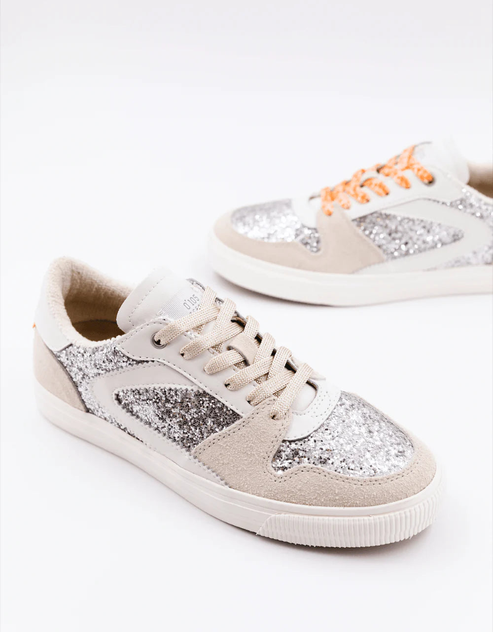 Julia Silver Glitter Trainer