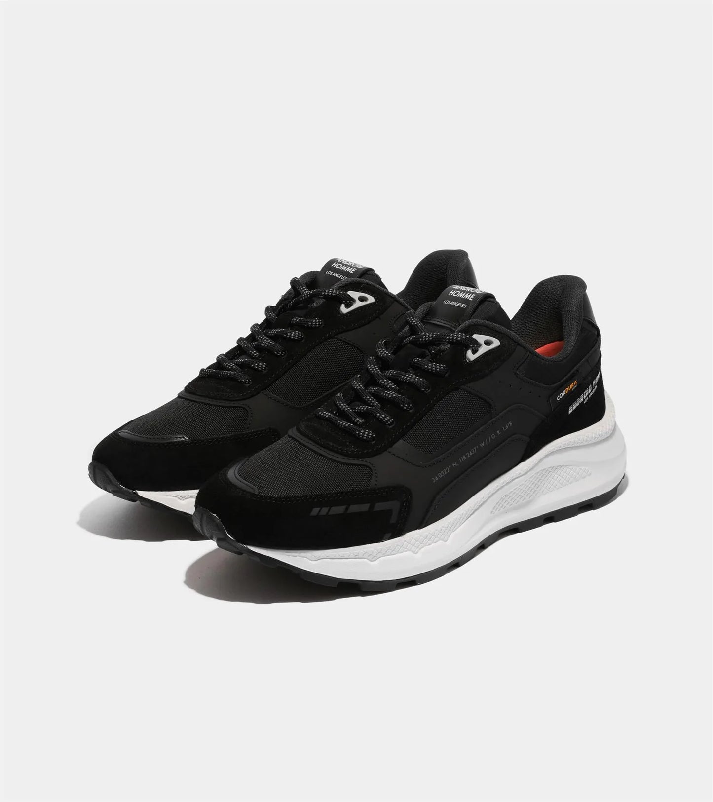 El Porto Black Cordura Sneaker