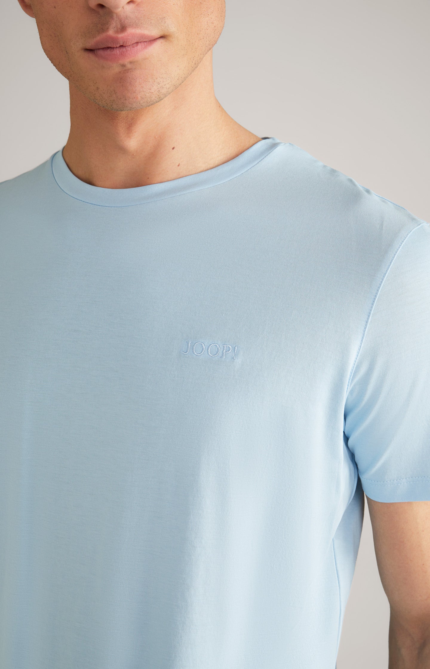 Cosimo Sky Blue Cotton T-shirt