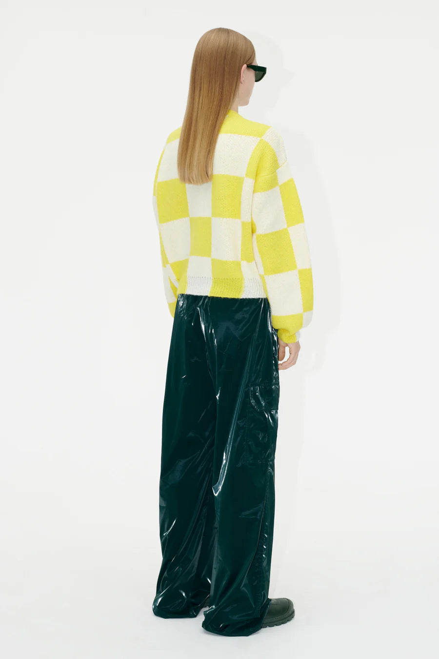 Amara Check Cardigan