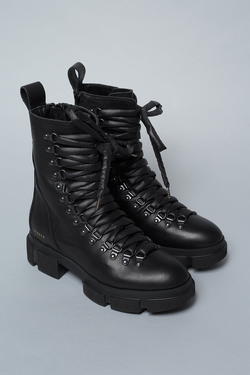 CPH559 Vitello Black Hiker Boot