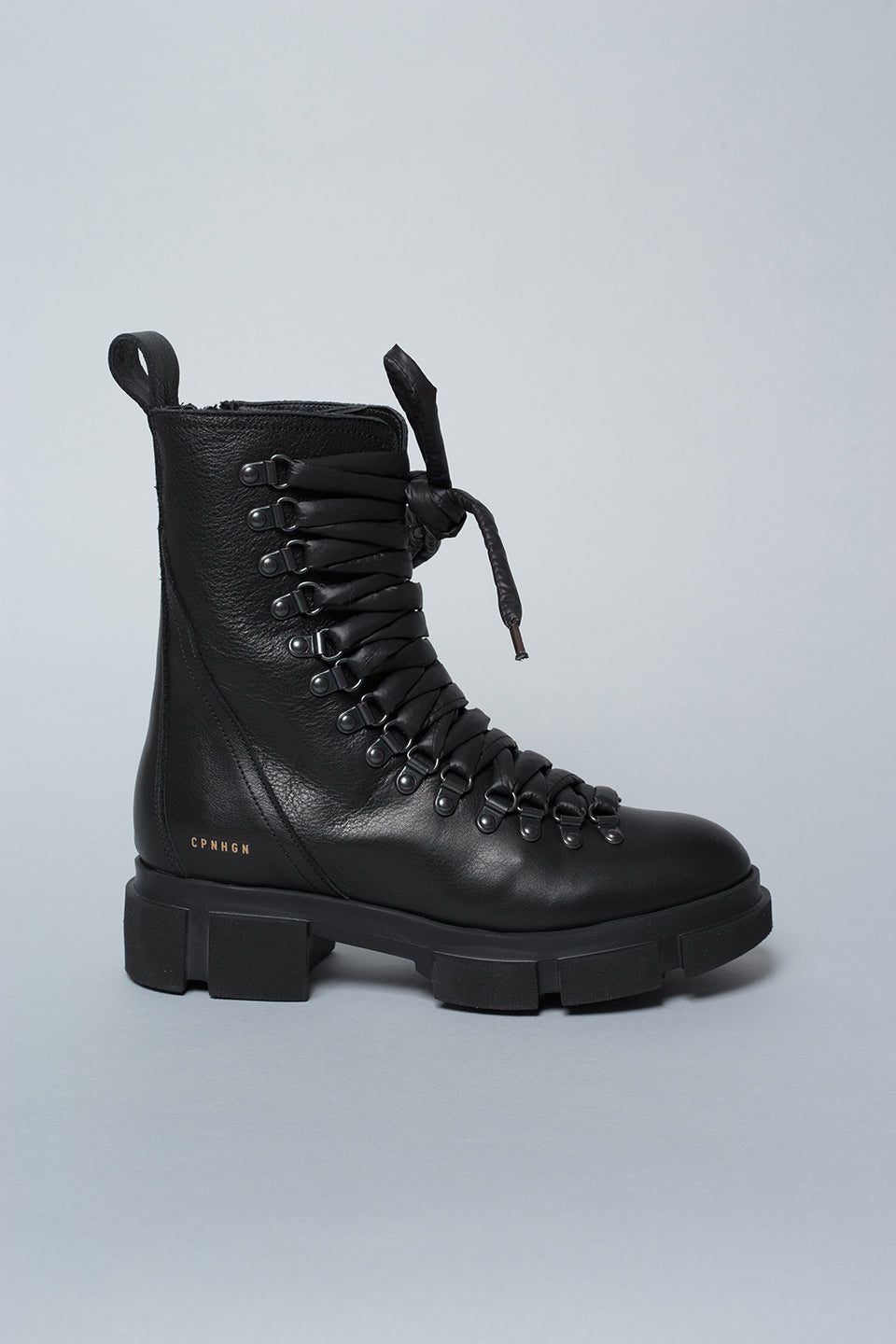 CPH559 Vitello Black Hiker Boot
