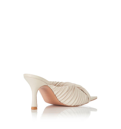 Flora Bone Leather Heel