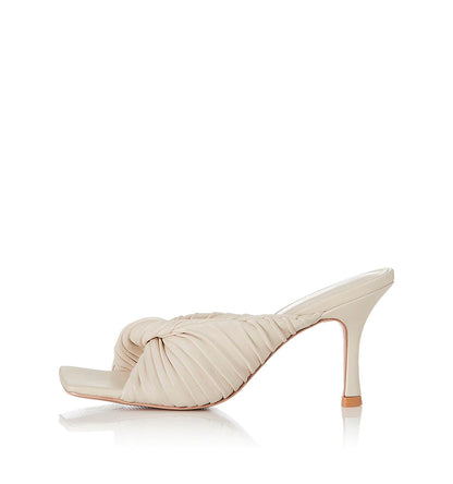 Flora Bone Leather Heel