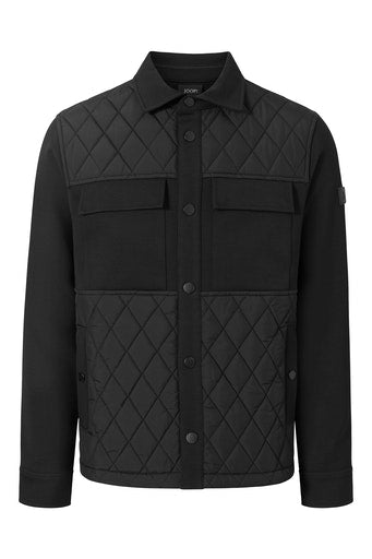 Stoney black Quilted Jersey Jacket