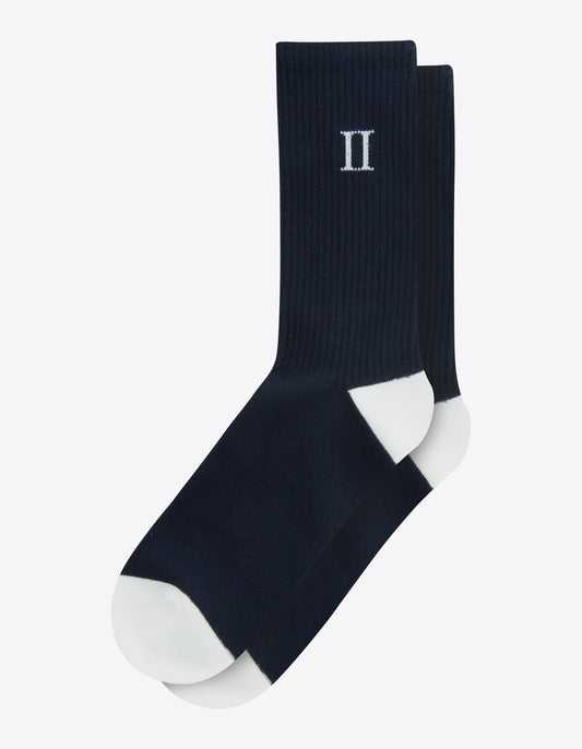 William Navy 2-Pack Socks