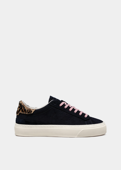 Sonica Navy Leather Sneaker