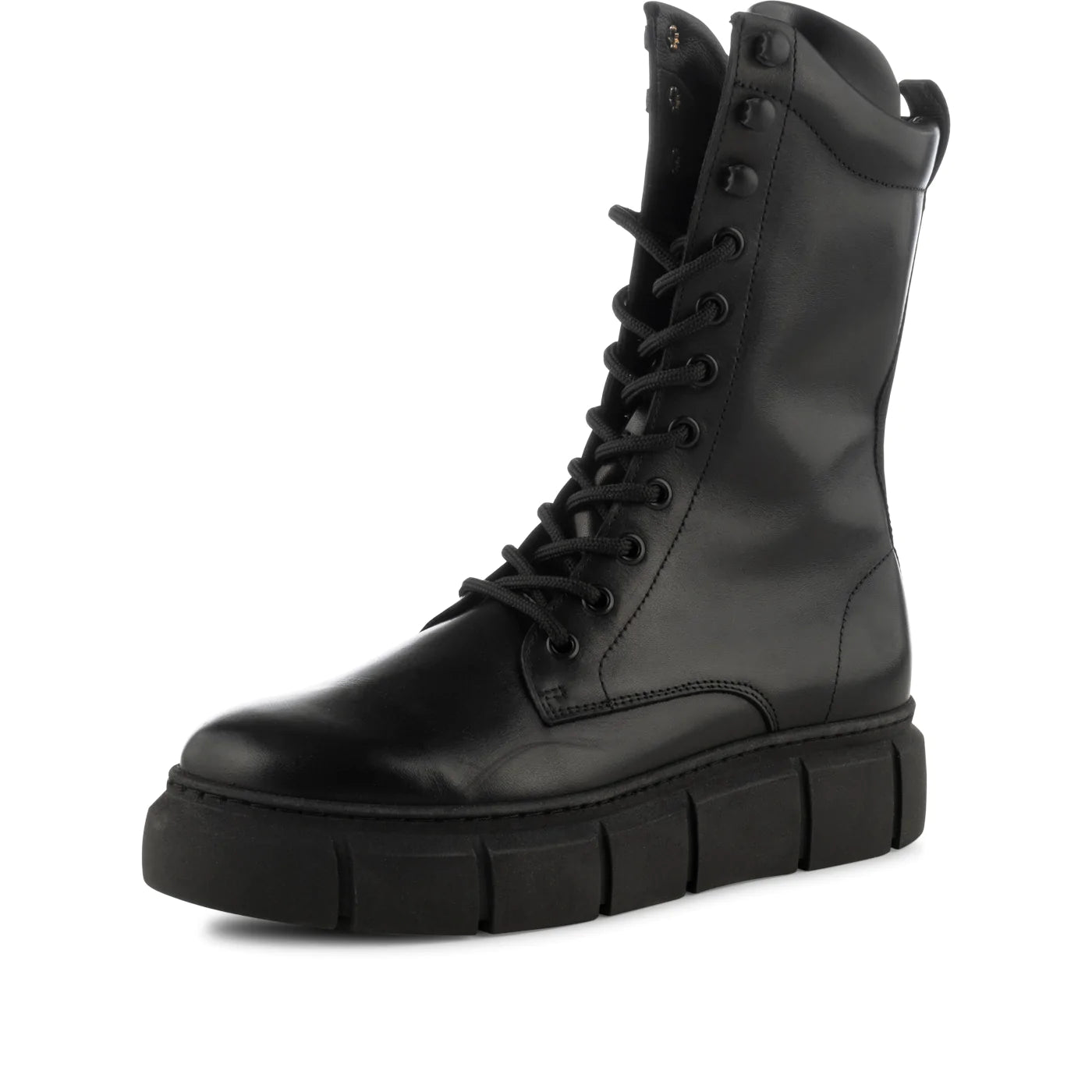 Tove Black Lace Up Boot
