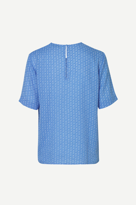 Amabel Blue Starry Top-Samsoe Samsoe-Lewis Yates