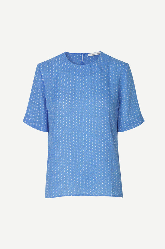 Amabel Blue Starry Top-Samsoe Samsoe-Lewis Yates