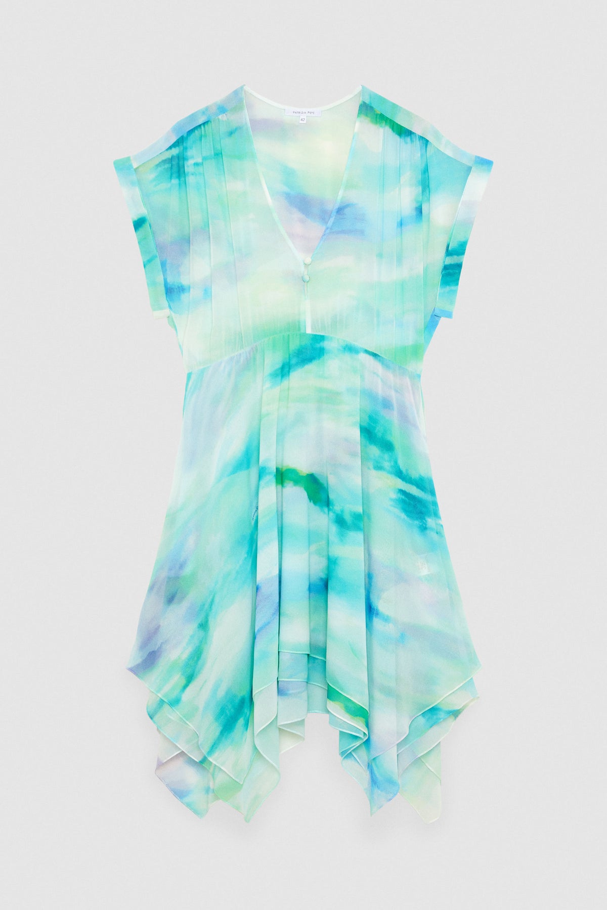 Asymmetrical Chiffon Dress-Patrizia Pepe-Lewis Yates