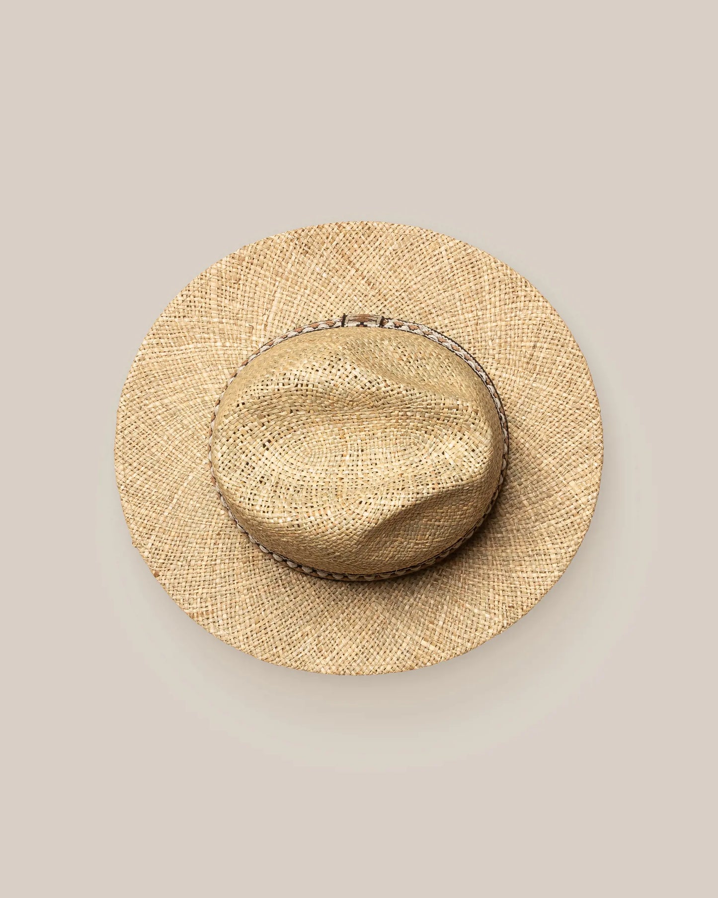 Light Brown Seagrass Straw Hat