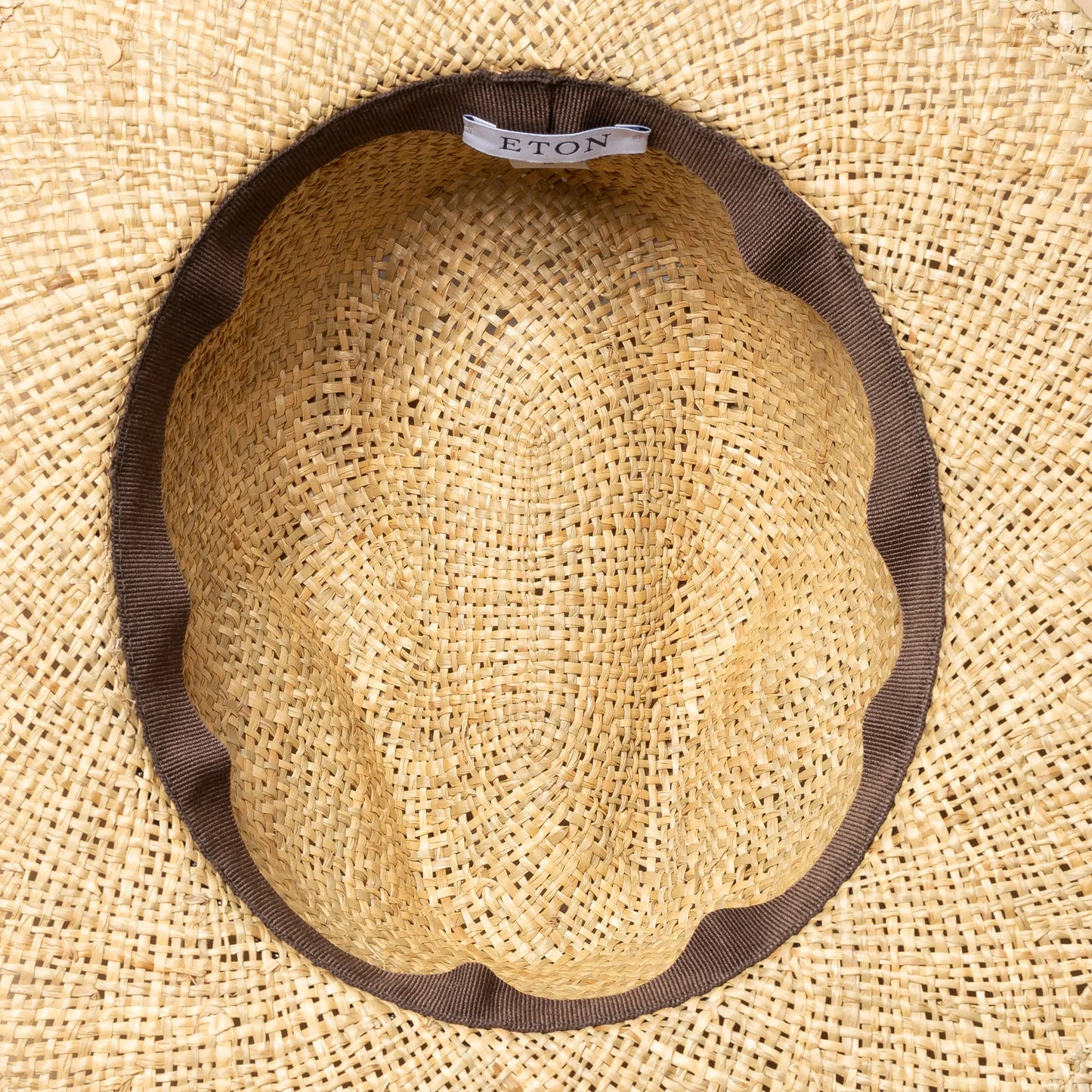 Light Brown Seagrass Straw Hat