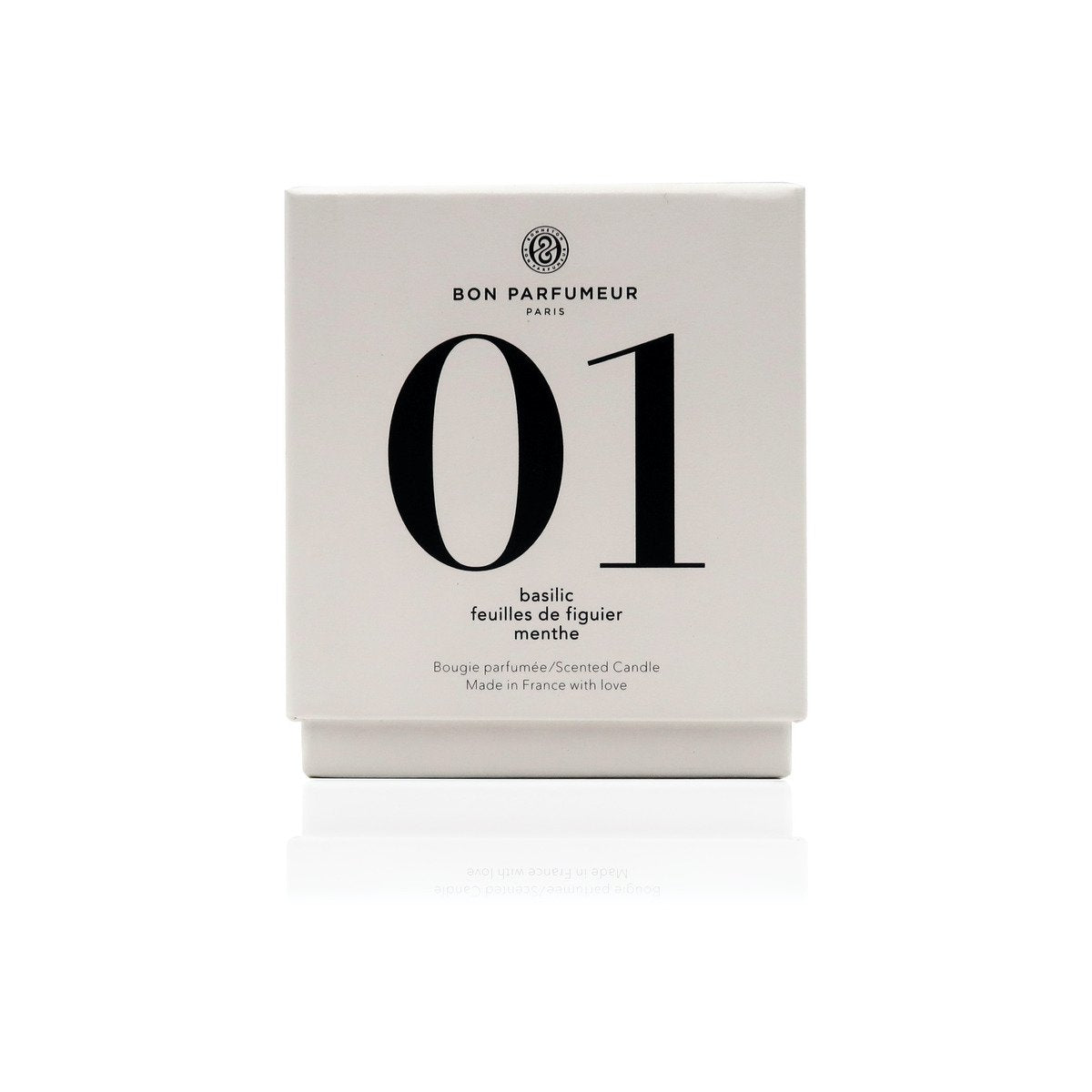 Candle 01: basil, fig leaves, mint-Bon Parfumeur-Lewis Yates