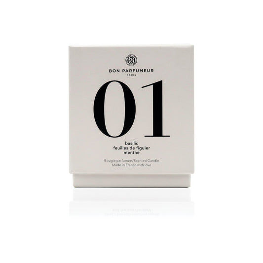 Candle 01: basil, fig leaves, mint-Bon Parfumeur-Lewis Yates