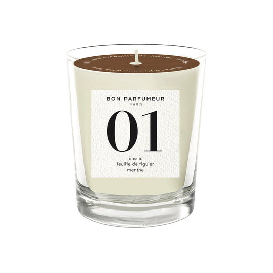 Candle 01: basil, fig leaves, mint-Bon Parfumeur-Lewis Yates