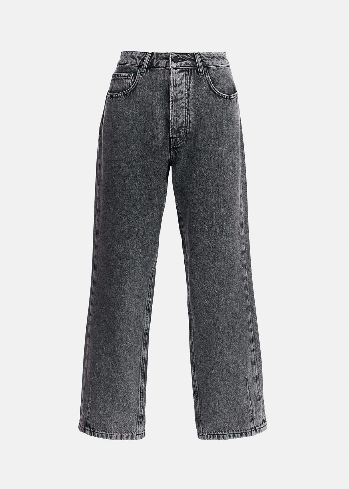 Castor Grey Cropped Jeans