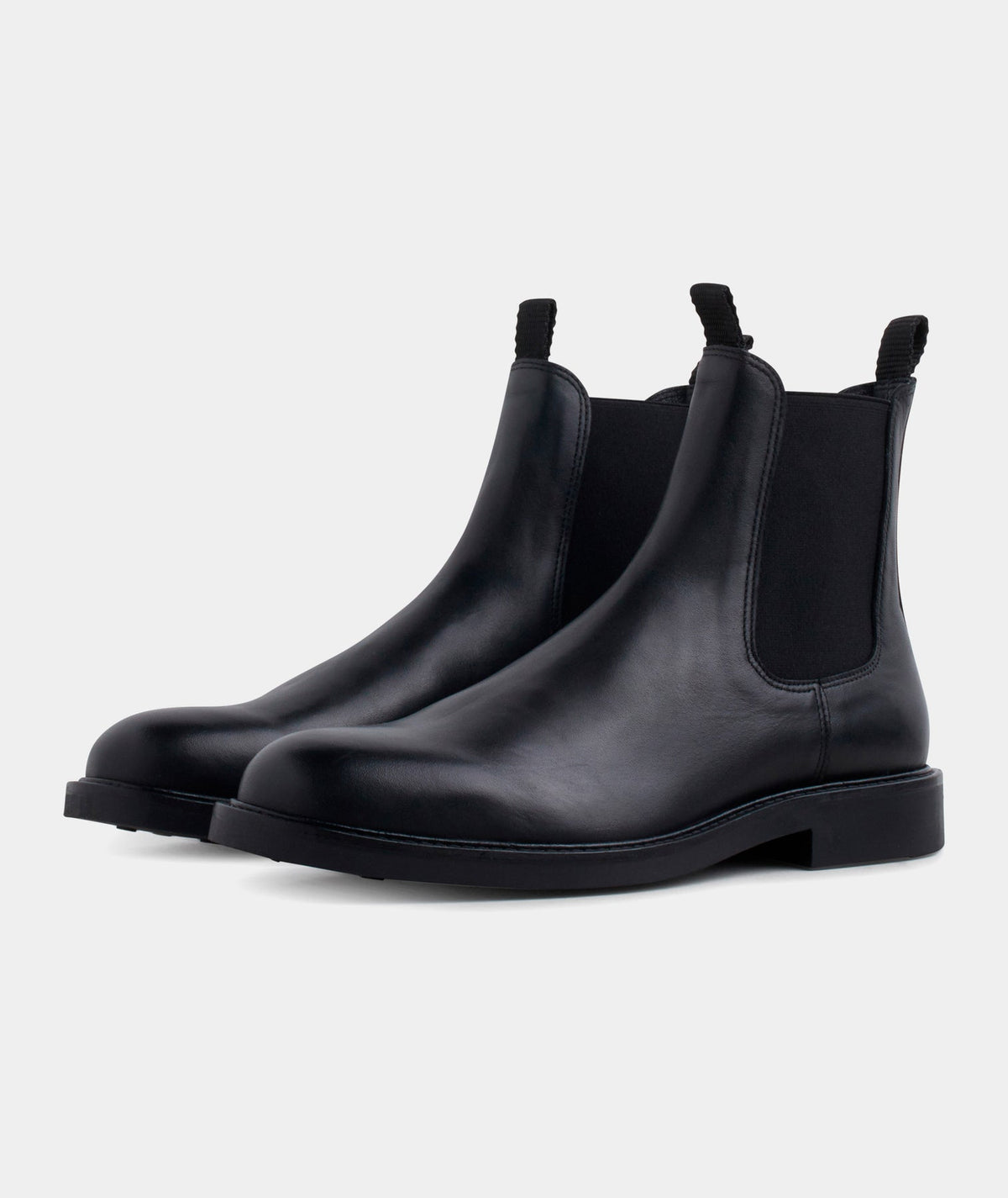 Chelsea Black Leather Boot-Garment Projects-Lewis Yates
