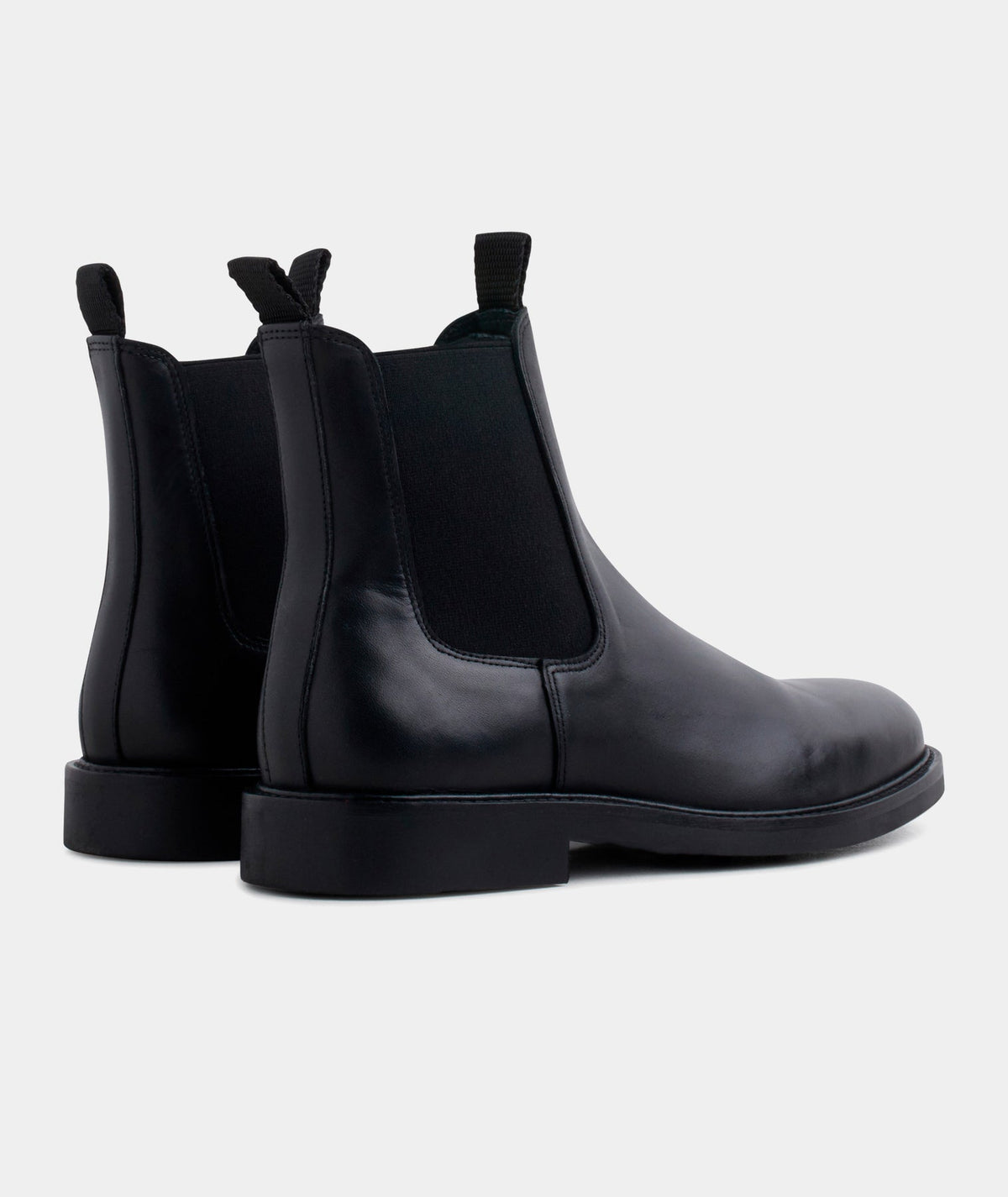 Chelsea Black Leather Boot-Garment Projects-Lewis Yates