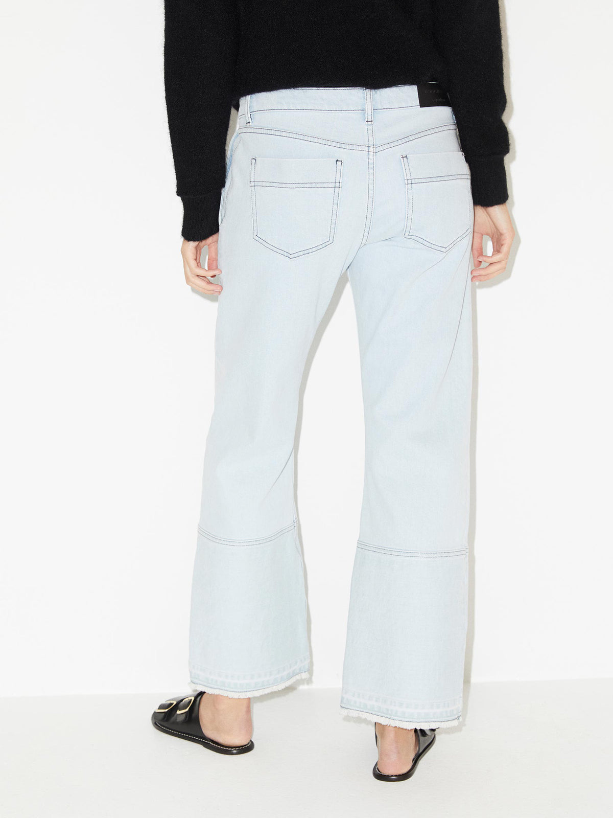 Helia Distressed Cropped Jeans-By Malene Birger-Lewis Yates