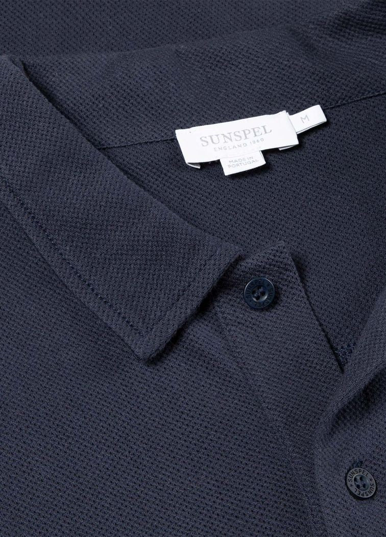 Navy Cotton Riviera Polo Shirt