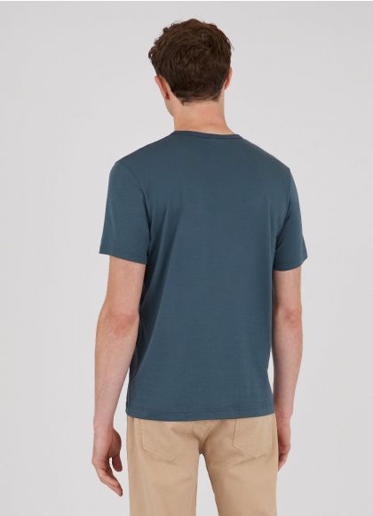 Dark Petrol Classic Cotton T-Shirt
