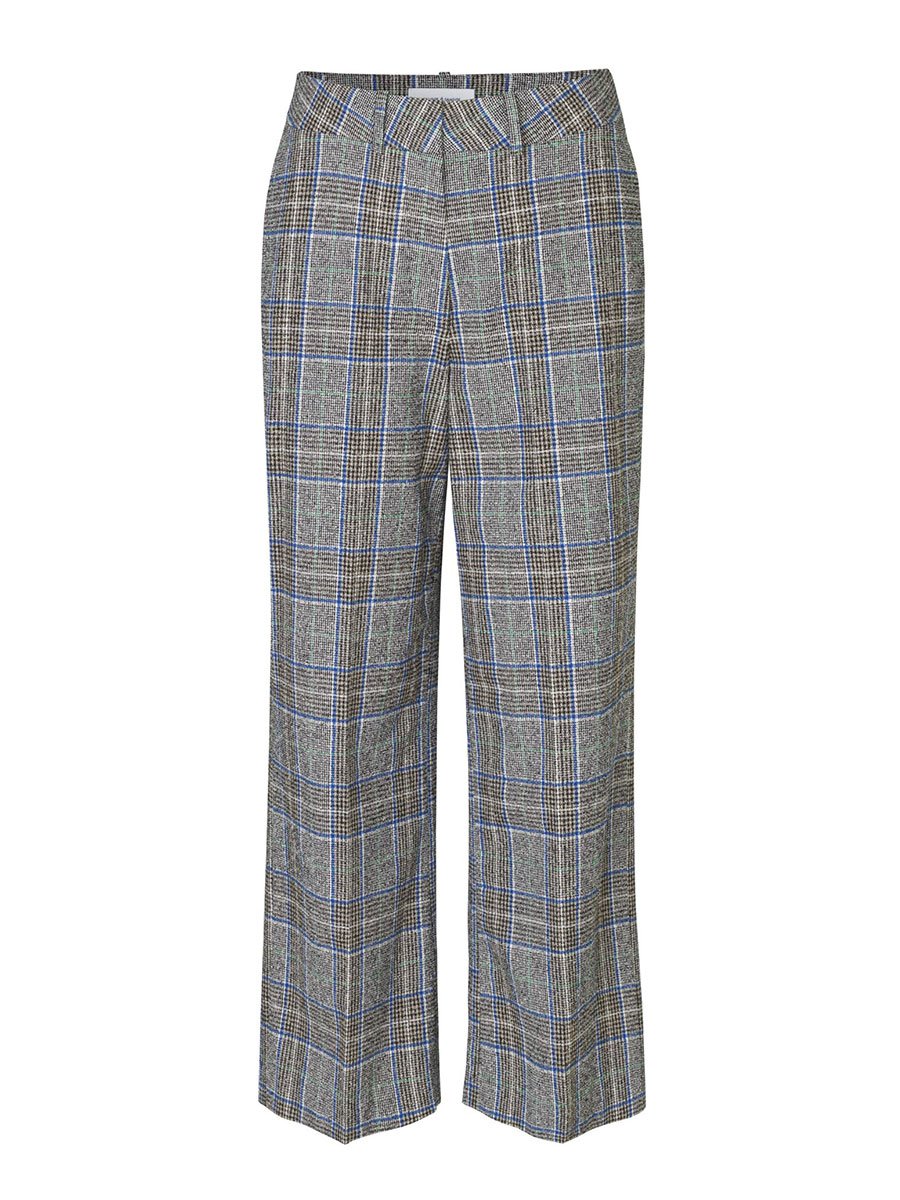 Perle Tailored Check Trousers-Samsoe Samsoe-Lewis Yates