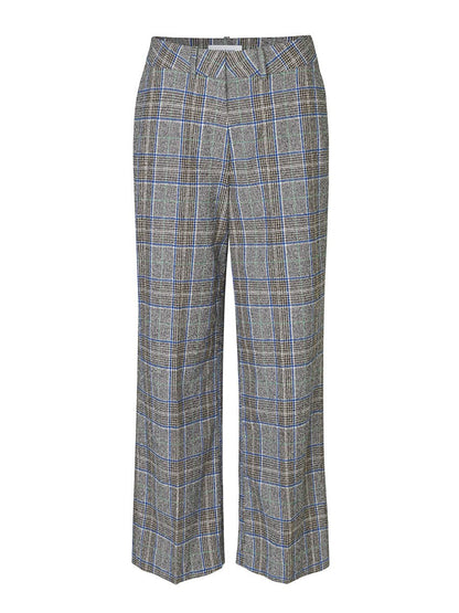 Perle Tailored Check Trousers-Samsoe Samsoe-Lewis Yates