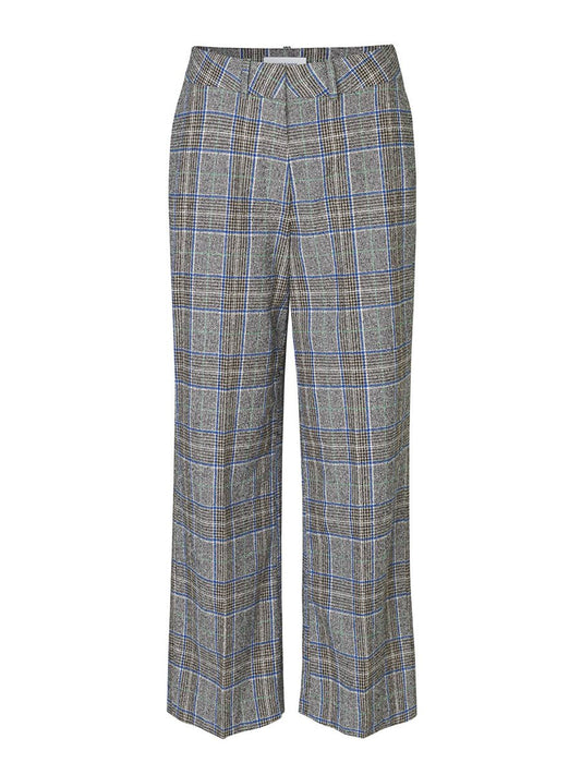 Perle Tailored Check Trousers-Samsoe Samsoe-Lewis Yates