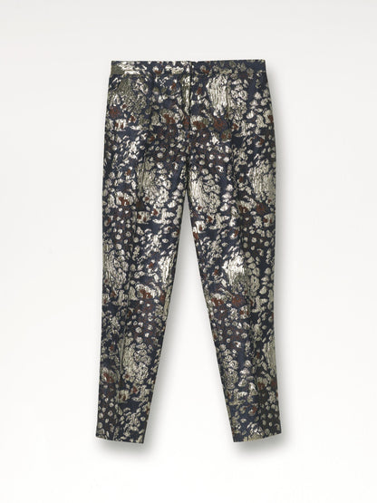 Santsi Metallic Foiled Trouser-By Malene Birger-Lewis Yates