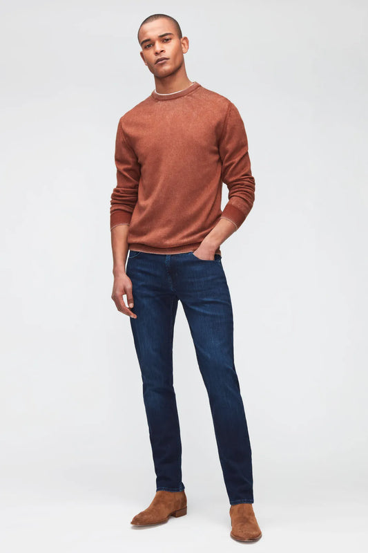 Slimmy Tapered Luxe Perf Plus Eco Blue Jean-7 For All Mankind-Lewis Yates