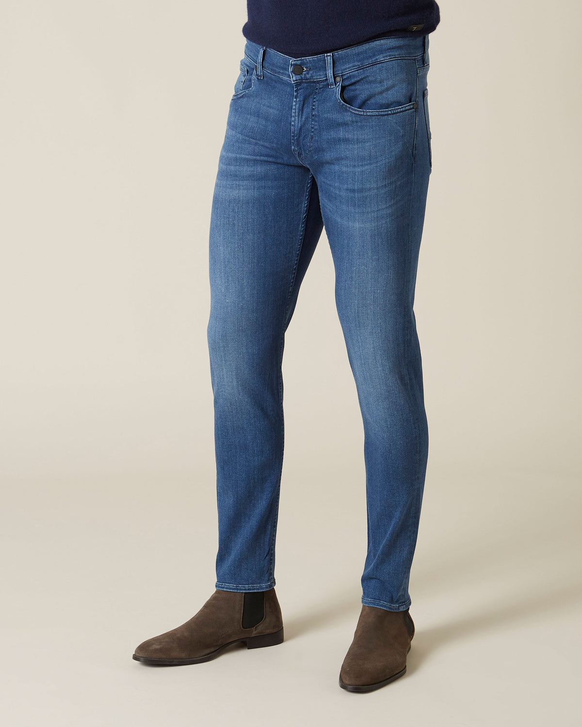 Slimmy Tapered Luxe Perf Plus Jean-7 For All Mankind-Lewis Yates