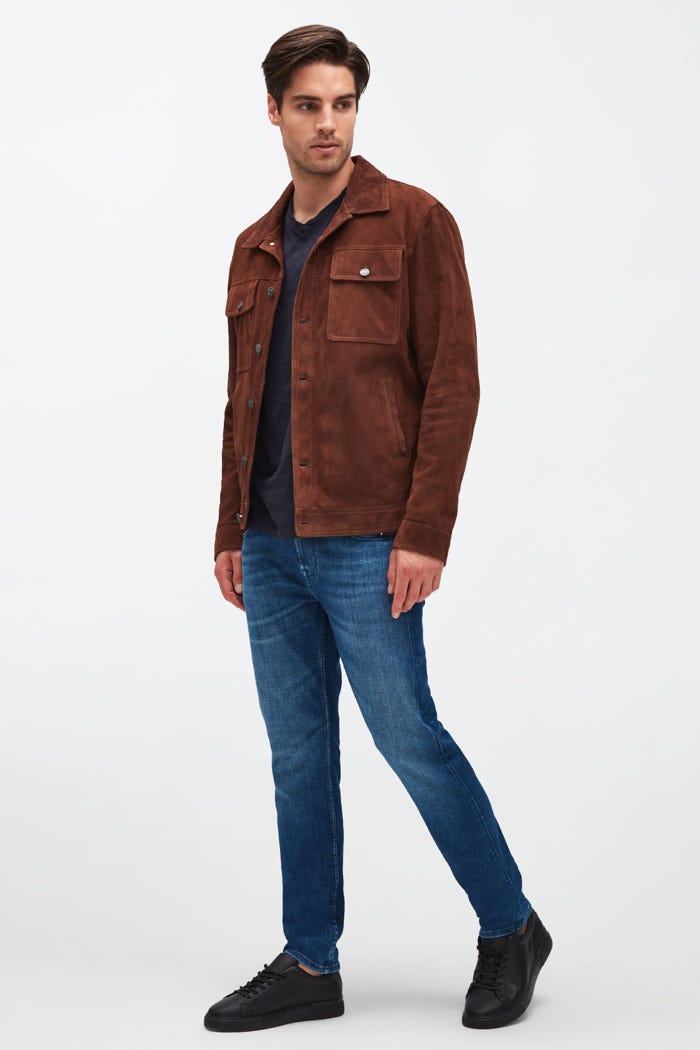 Slimmy Tapered Luxe Performance Too Late Jean-7 For All Mankind-Lewis Yates