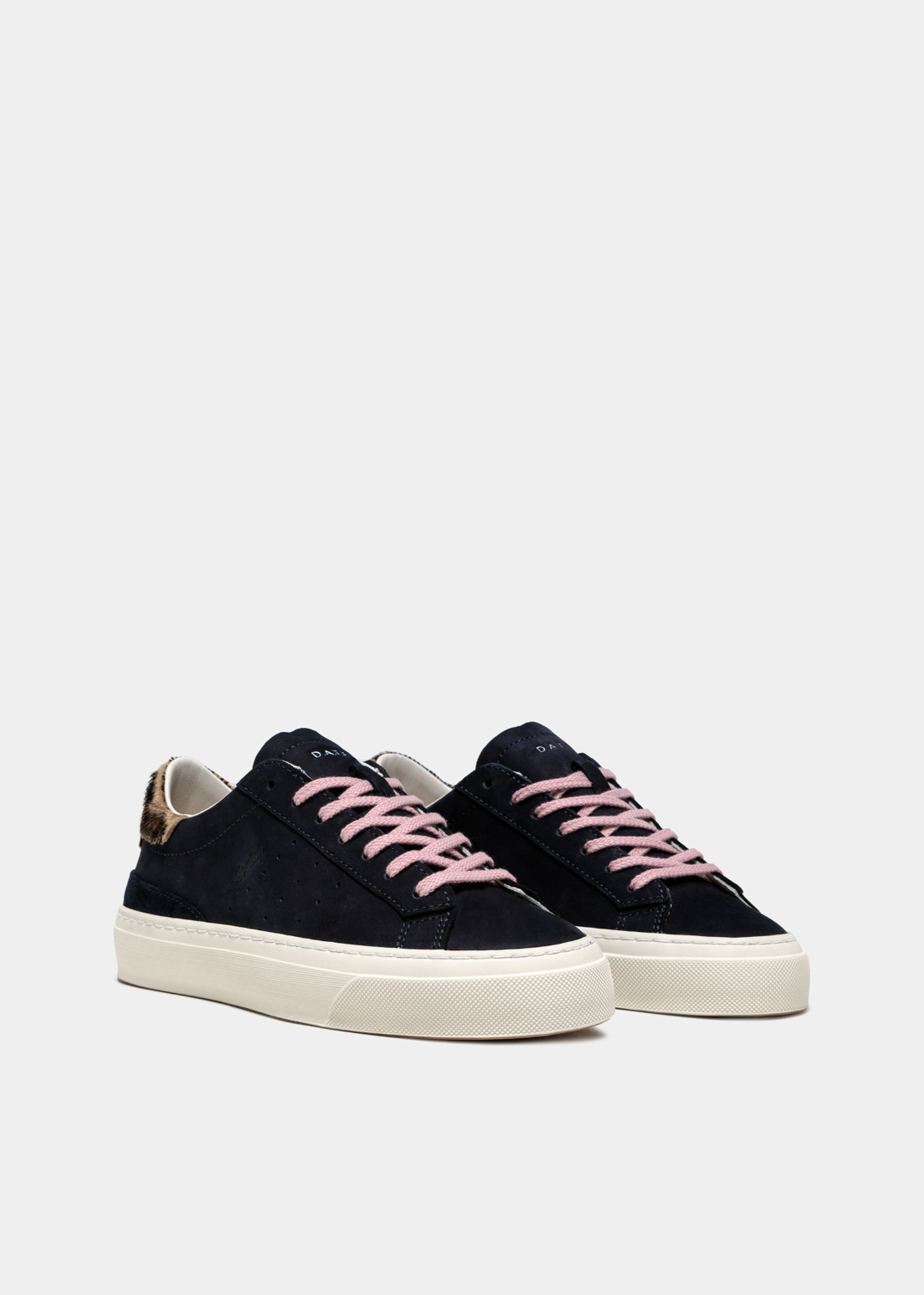 Sonica Navy Leather Sneaker-D.A.T.E-Lewis Yates