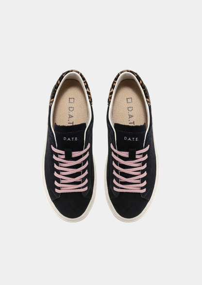 Sonica Navy Leather Sneaker-D.A.T.E-Lewis Yates