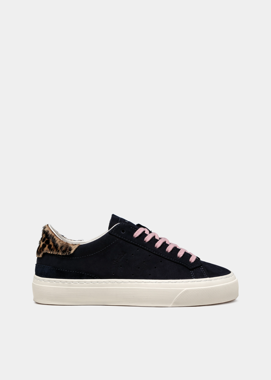 Sonica Navy Leather Sneaker-D.A.T.E-Lewis Yates