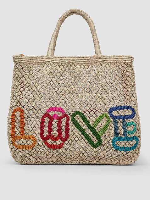LOVE Large Woven Bag